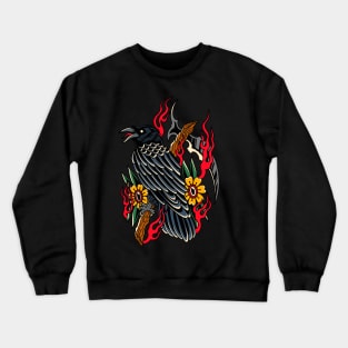 Halloween old skull Crewneck Sweatshirt